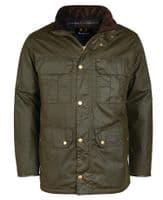 Barbour Malcolm Wax Jacket in Archive Olive