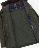 Barbour Malcolm Wax Jacket in Archive Olive