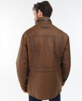 Barbour Malcolm Wax Jacket in Brown