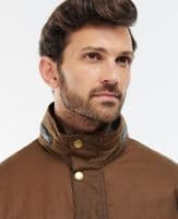 Barbour Malcolm Wax Jacket in Brown