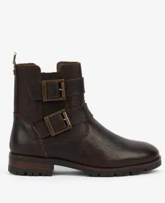 Barbour Marina Boots in Dark Brown