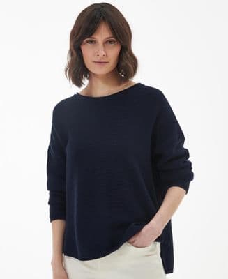 Barbour Marine Knitted Jumper in Navy