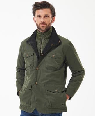Barbour Ogston Waterproof Jacket in Olive
