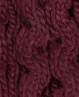 Barbour Penshaw Cable Beanie in Bordeaux