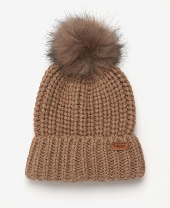 Barbour Saltburn Beanie in Mink