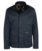 Barbour Sheldon Wax Jacket in Navy