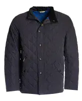 Barbour Shoveler Quilted Jacket in Navy