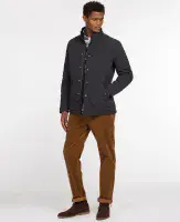 Barbour Shoveler Quilted Jacket in Navy