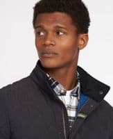 Barbour Shoveler Quilted Jacket in Navy