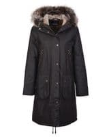 Barbour Stavia Wax Jacket in Rustic
