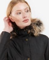 Barbour Stavia Wax Jacket in Rustic
