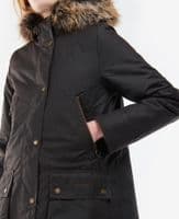 Barbour Stavia Wax Jacket in Rustic