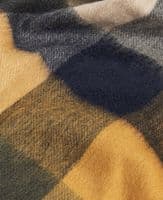 Barbour Unisex Large Tattersall Scarf in Forest Mist