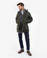 Barbour Unisex Laven Scarf in Greystone