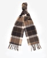Barbour Unisex Monsal Tartan Scarf in Autumn Dress