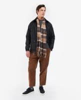 Barbour Unisex Monsal Tartan Scarf in Autumn Dress