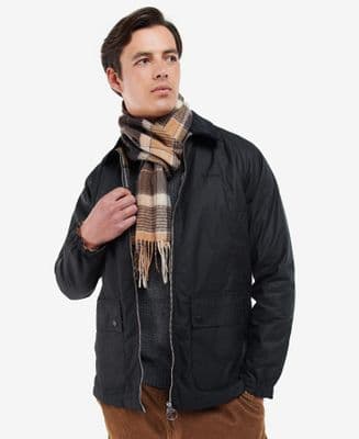 Barbour Unisex Monsal Tartan Scarf in Autumn Dress