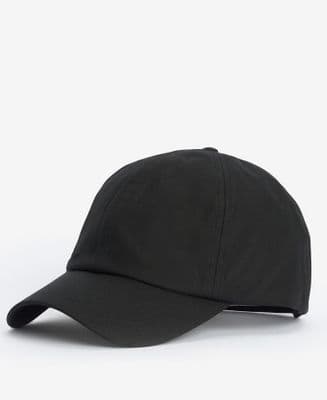 Barbour Wax Sports Cap in Black