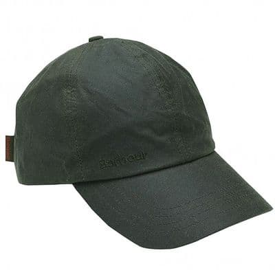 Barbour Wax Sports Cap in Sage
