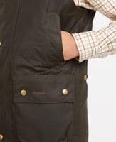 Barbour Westmorland Wax Gilet in Olive