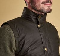 Barbour Westmorland Wax Gilet in Olive