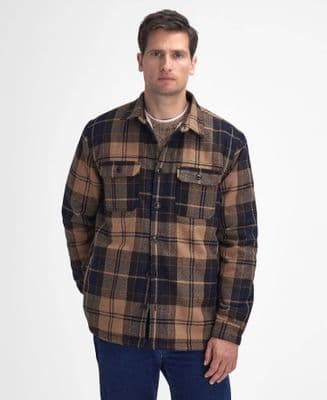 Barbour Willberry Overshirt In Brown