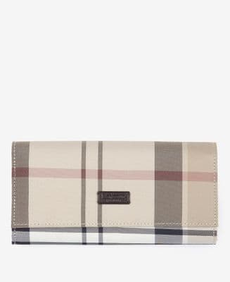 Barbour Witford Tartan Wallet in Rosewood Tartan