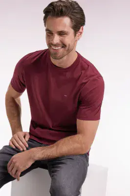 Eden Park T-shirt In Burgandy