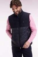 Eden Park Two Tone Material In Navy