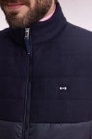 Eden Park Two Tone Material In Navy