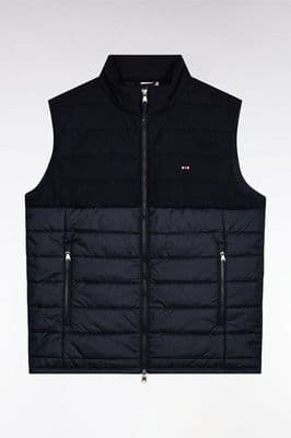 Eden Park Two Tone Material In Navy