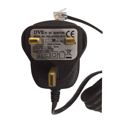 BT Corded Phone Power Supply Item Code 015836