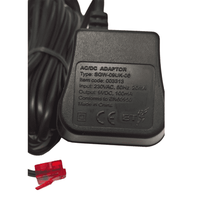 BT Cordless Phone Power Supply Item Code 003313