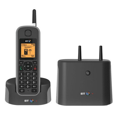 BT Elements 1K Long Range Cordless Single Telephone