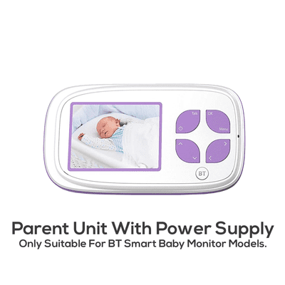 BT Smart Video Baby Monitor  Replacement Parent Unit (2.8 Inch Screen) With Power Supply