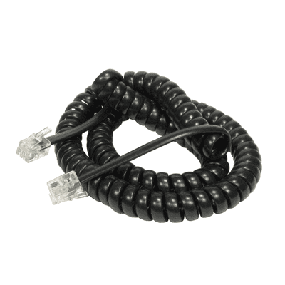 BT Telephone Handset Cord (Black/White/Charcoal Grey)