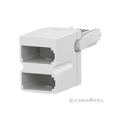 Commtel Telephone Double Adaptor