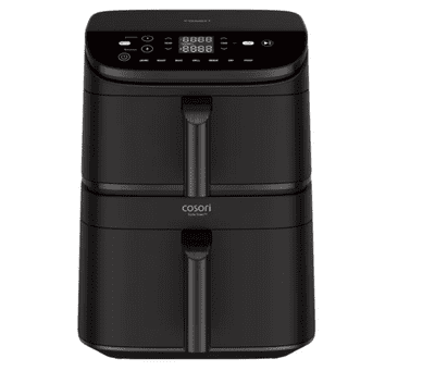 Cosori Turbo Tower 10.8L Dual Air Fryer  Large Capacity, Black