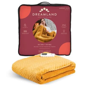 Herringbone Throw Mustard