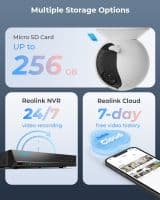 Reolink 2K+ PTZ WiFi Security Camera  Auto Tracking, Colour Night Vision & AI Detection