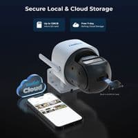 Reolink 4G LTE 4K Dual-Lens PT Battery Security Camera  Solar Powered, Auto Tracking & 8MP