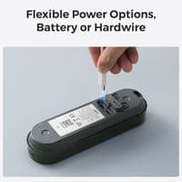 Reolink Wireless Battery Video Doorbell  Black, Chime Compatible + 64GB SD Card