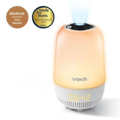 VTech V-Hush BC8303 Lite Baby Sleep Soother  White Noise & Night Light