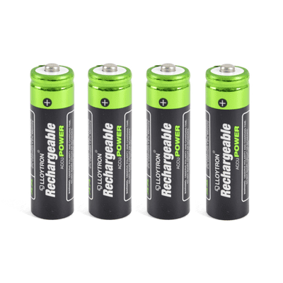 x4 AA Rechargeable Batteries (800mAh)
