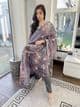Amelia grey lava silk outfit