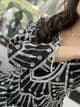 Amelia heavily beaded suit : black