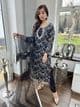 Amelia heavily beaded suit : black