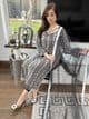 Amelia heavily embedded suit - black. D1
