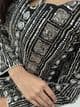 Amelia heavily embedded suit - black. D1