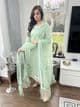 Amelia heavily embellished suit : green